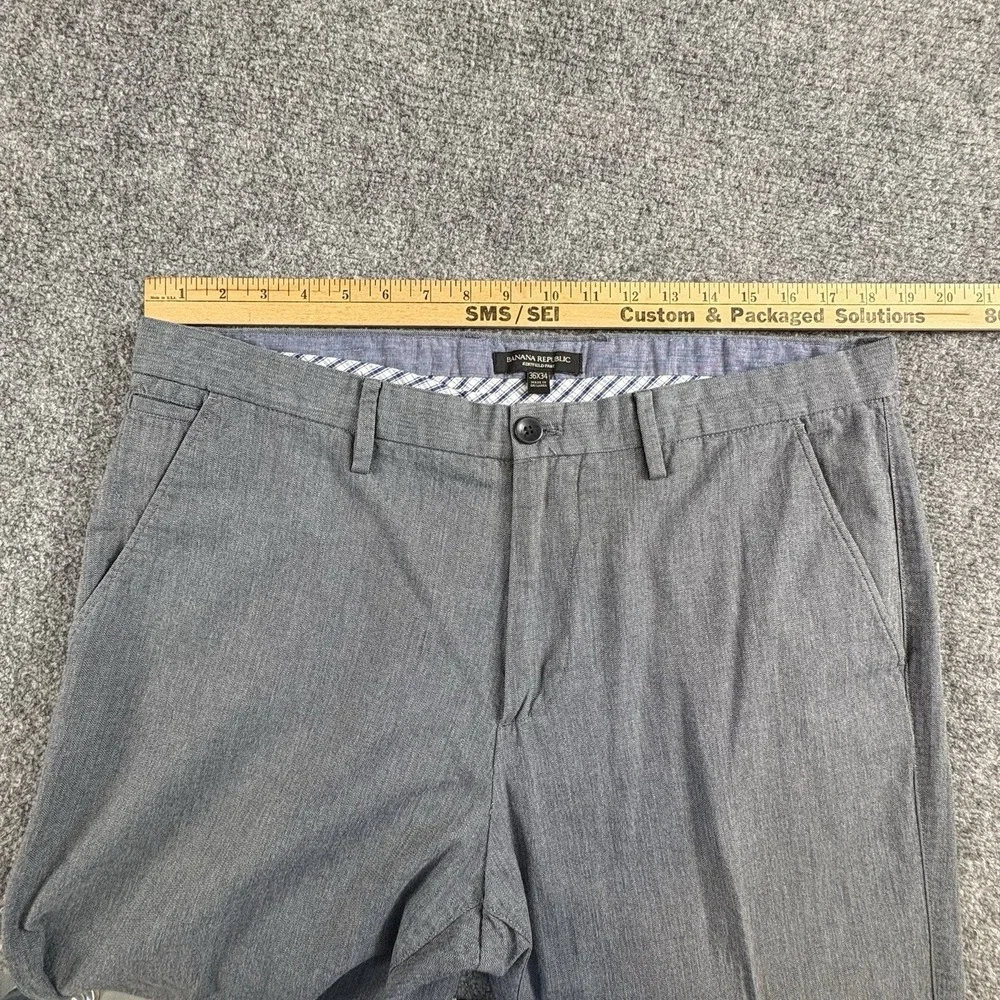 Banana Republic Kentfield Pants Mens 36x34 Navy Classic Preppy Office Minimalist
